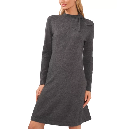 Promo โค๏ธ CeCe ๐ฉ Women's Mock Neck Sweater Tie ๐ Dress Classic Navy โจ 4 Promo โค๏ธ CeCe ๐ฉ Women's Mock Neck Sweater Tie ๐ Dress Classic Navy โจ - Image 4