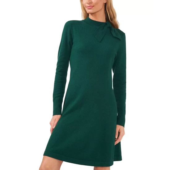 Promo โค๏ธ CeCe ๐ฉ Women's Mock Neck Sweater Tie ๐ Dress Classic Navy โจ 2 Promo โค๏ธ CeCe ๐ฉ Women's Mock Neck Sweater Tie ๐ Dress Classic Navy โจ - Image 2