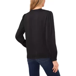 Discount 🎉 CeCe Button-Up Top Rich Black 😉 -CeCe Sales Shop unnamed file 123