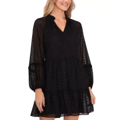 Hot Sale ⭐ CeCe 👩 Women's High-Rise Wide-Leg Pants Rich Black 🎁