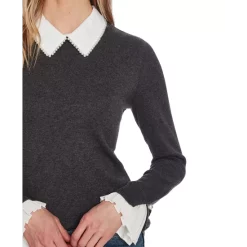 Best reviews of ✨ CeCe Peter-Pan Collar Pullover Sweater Heather Grey ✨ -CeCe Sales Shop unnamed file 137