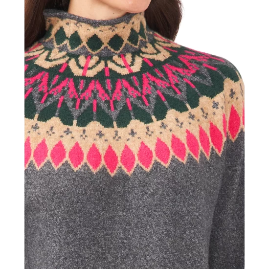 Best deal ๐ฅ CeCe ๐ฉ Women's Fairisle Long Sleeve Sweater Med Heather Grey ๐ 4 Best deal ๐ฅ CeCe ๐ฉ Women's Fairisle Long Sleeve Sweater Med Heather Grey ๐ - Image 4