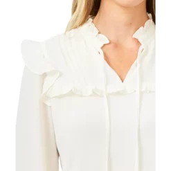 Best reviews of 😉 CeCe 👩 Women's Tie High-Waist Pleated Wide-Leg Trousers Rich Black ⭐