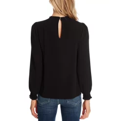 Top 10 🔔 CeCe 👩 Women's Embellished-Shoulder Ruffled-Neck Sweater Rich Black ✨