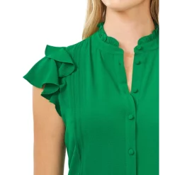 Discount 🔥 CeCe Pintuck Ruffled Blouse Rich Cabernet 🎁 -CeCe Sales Shop unnamed file 177