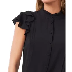 Discount 🔥 CeCe Pintuck Ruffled Blouse Rich Cabernet 🎁 -CeCe Sales Shop unnamed file 181