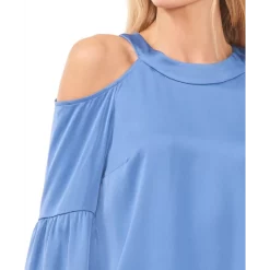 Best deal ✔️ CeCe 👩 Women's Tie-Neck Long Sleeve Button-Up Jacket Rich Black 🤩 -CeCe Sales Shop unnamed file 184