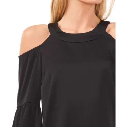 Discount 💯 CeCe 👩 Women's V-Neck Imitation Pearl Detail Cable Vest Light Heather Grey 🔥