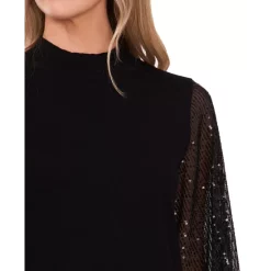 Discount 💯 CeCe 👩 Women's V-Neck Imitation Pearl Detail Cable Vest Light Heather Grey 🔥 -CeCe Sales Shop unnamed file 187