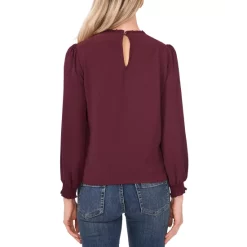 Best Sale 👍 CeCe Smocked Pintuck Top Soft Ecru ✨