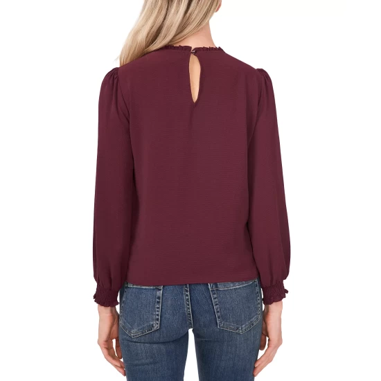 Best Sale π CeCe Smocked Pintuck Top Soft Ecru β¨ 1 Best Sale π CeCe Smocked Pintuck Top Soft Ecru β¨