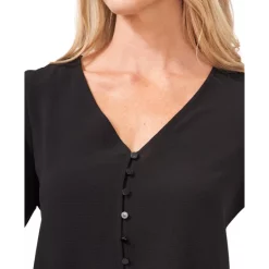 Brand new 🔥 CeCe 👩 Women's Smocked Neck Bottom Flounce Long Sleeve 👗 Dress Deep Merlot 🎁 -CeCe Sales Shop unnamed file 231