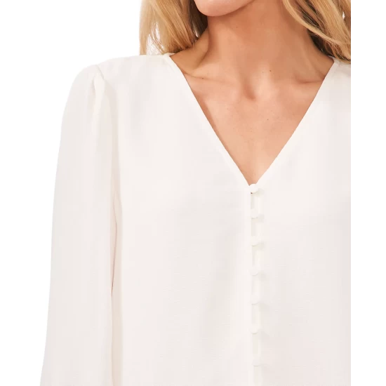 Best deal 😀 CeCe Tie-Cuff Blouse Claret Red 👏 7 Best deal 😀 CeCe Tie-Cuff Blouse Claret Red 👏 - Image 7