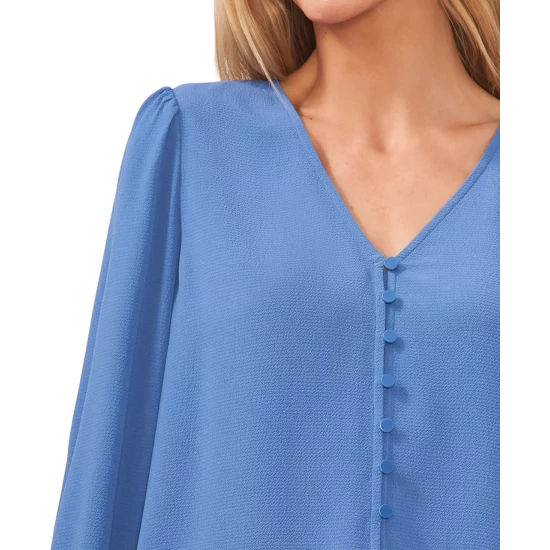 Best deal 😀 CeCe Tie-Cuff Blouse Claret Red 👏 8 Best deal 😀 CeCe Tie-Cuff Blouse Claret Red 👏 - Image 8