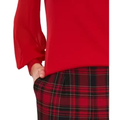 Outlet ๐ CeCe ๐ฉ Women's Plaid Pull-On Elastic-Back Cropped Pants Bright Ruby ๐งจ 7 Outlet ๐ CeCe ๐ฉ Women's Plaid Pull-On Elastic-Back Cropped Pants Bright Ruby ๐งจ -CeCe Sales Shop unnamed file 235