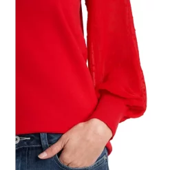 Best Pirce 👍 CeCe Puff-Sleeve Sweater Antique White 🧨