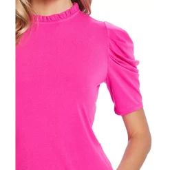 Best deal 😍 CeCe 👩 Women's Printed Long Sleeve Smocked 👗 Dress Rich Black 👏