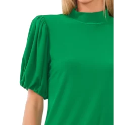 Best reviews of 😉 CeCe 👩 Women's Mock-Neck Short-Balloon-Sleeve Top Rich Black 💯 -CeCe Sales Shop unnamed file 286