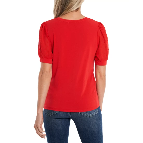 Best deal 😀 CeCe Tie-Cuff Blouse Claret Red 👏 3 Best deal 😀 CeCe Tie-Cuff Blouse Claret Red 👏 - Image 3