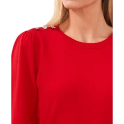 Best deal ⌛ CeCe 👩 Women's Solid Ruffled-Front A-Line Mini 👗 Skirt Rich Black 🥰