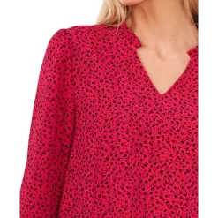 Top 10 🤩 CeCe 👩 Women's Floral Print Smocked-Waist Midi 👗 Dress Sage ❤️