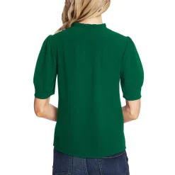 Brand new 😀 CeCe Tie-Neck Peplum Hem Blouse Luminous Red 🎁 -CeCe Sales Shop unnamed file 348