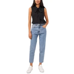 Cheapest ✨ CeCe 👩 Women's Plaid Elastic-Waist Pleated Midi 👗 Skirt Rich Black 👍