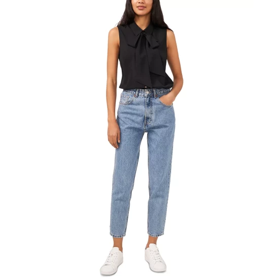 Brand new 🛒 CeCe 👩 Women's Sleeveless Button-Front Top New Ivory 🌟 6 Brand new 🛒 CeCe 👩 Women's Sleeveless Button-Front Top New Ivory 🌟 - Image 6