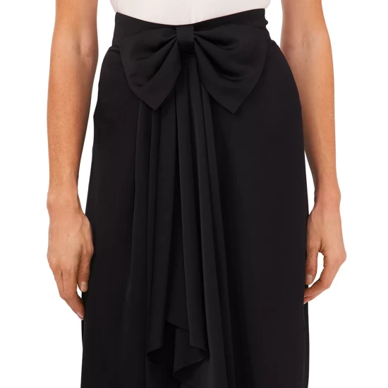 Top 10 โจ CeCe High-Low Bow-Detail ๐ Skirt Rich Black โ 4 Top 10 โจ CeCe High-Low Bow-Detail ๐ Skirt Rich Black โ - Image 4