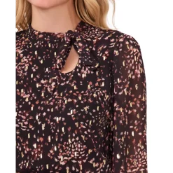 Brand new ๐ CeCe ๐ฉ Women's Rhinestone-Shoulder Puff-Sleeve Sweater Luminous Red ๐