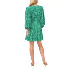 Cheap ⌛ CeCe Sakura Delight Puff-Sleeve 👗 Dress Luxe Green 🔥 -CeCe Sales Shop unnamed file 459