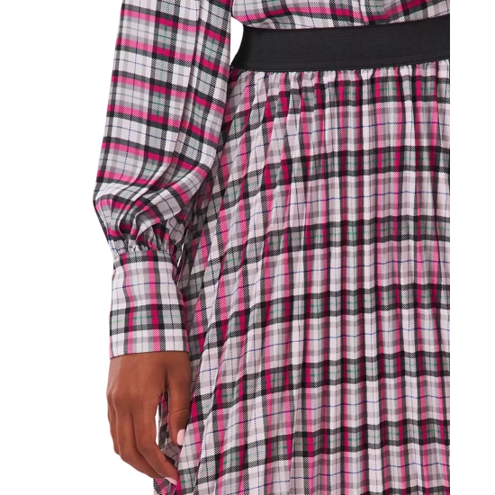 Best Pirce ๐ CeCe ๐ฉ Women's Plaid Pleated ๐ Skirt Wildflower Multi ๐งจ 4 Best Pirce ๐ CeCe ๐ฉ Women's Plaid Pleated ๐ Skirt Wildflower Multi ๐งจ - Image 4