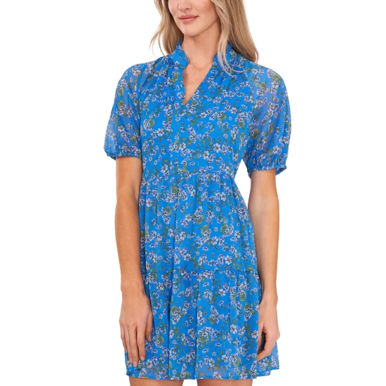 Cheap โ๏ธ CeCe ๐ฉ Women's Floral-Print Puff-Sleeve Babydoll ๐ Dress New Ivory ๐ 2 Cheap โ๏ธ CeCe ๐ฉ Women's Floral-Print Puff-Sleeve Babydoll ๐ Dress New Ivory ๐ - Image 2