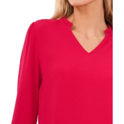 Discount 🧨 CeCe Sheer-Sleeve Cotton Top Antique White 💯 -CeCe Sales Shop unnamed file 495