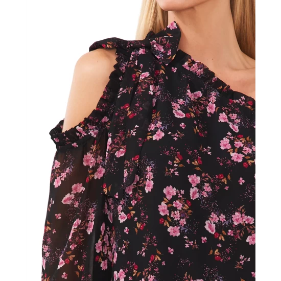 Deals ๐ฅฐ CeCe Cotton Tie-Neck Top Rich Black ๐ 5 Deals ๐ฅฐ CeCe Cotton Tie-Neck Top Rich Black ๐ - Image 5