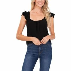 Top 10 🧨 CeCe 👩 Women's Smocked-Strap Tank Top Poppy Red 🎁