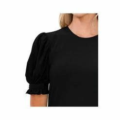 Cheapest 🎁 CeCe 👩 Women's Crewneck Short Puff Sleeve Top Lush Green 😀 -CeCe Sales Shop unnamed file 659