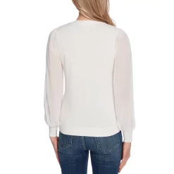 Flash Sale 🎉 CeCe 👩 Women's Mock Neck Sweater 👗 Dress Luminous Red ✨