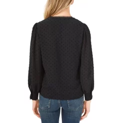 Best reviews of 🎉 CeCe Long-Sleeve Clip-Dot Top Bright Geranium ✨ -CeCe Sales Shop unnamed file 86