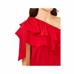 Cheapest 😀 CeCe Asymmetrical One-Shoulder Ruffle Top Rich Black 🔔 -CeCe Sales Shop unnamed file 957