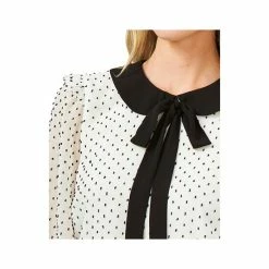 Promo 🤩 CeCe Textured Collared Blouse Soft Ecru 🧨 -CeCe Sales Shop unnamed file 967