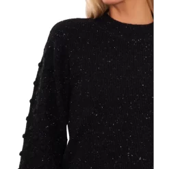 Coupon 🎉 CeCe Mock Neck Sweater With Tie Forest Shadow 😍